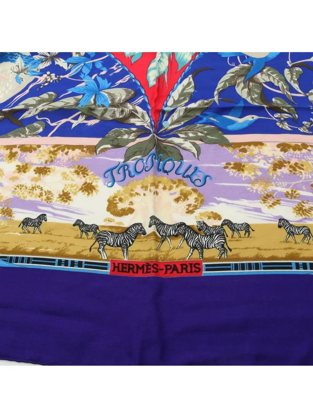 Hermes Carre Geant Tropices Scarf Silk #274814H11B